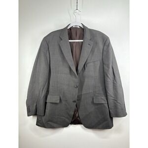 Joseph & Feiss Blazer Jacket Men's 46 R Black White Houndstooth Vintage Chile